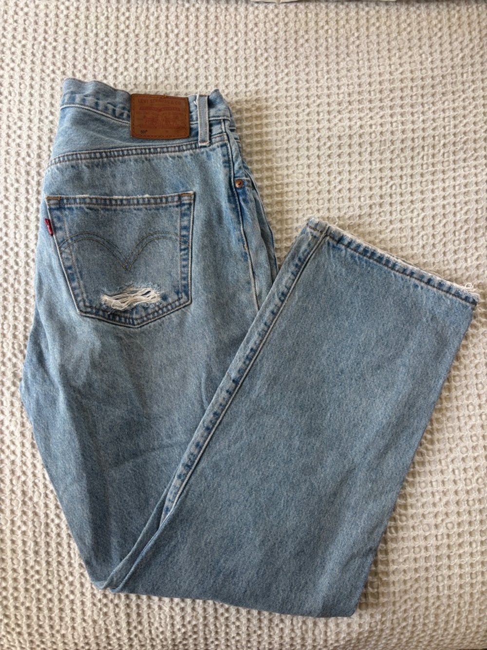 Levi's Light Wash Relaxed Straight Women’s Jeans